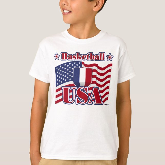 T-shirt Basket-ball USA (Devant)