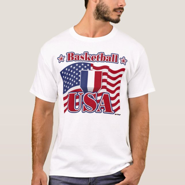 T-shirt Basket-ball USA (Devant)