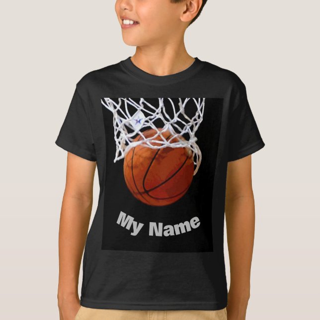 T-shirt Basket-ball Votre nom (Devant)