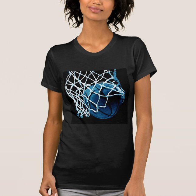 T-shirt Basket bleu (Devant)