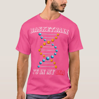 T-shirt Basket C'Est Dans Mon Joueur Dna Funny Hoops
