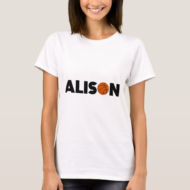 T-shirt Basket d'Alison (Devant)