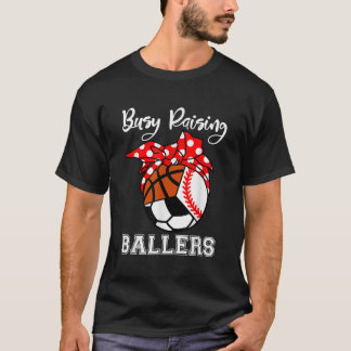 T-shirt Basket de baseball de base-ball amusant
