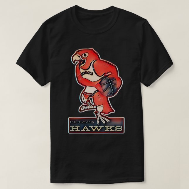 T-shirt Basket de St Louis Hawks (Design devant)