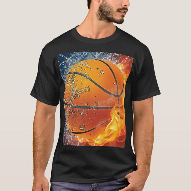 T-shirt Basket flamboyant (Devant)