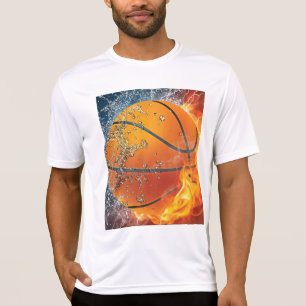 T-shirt Basket flamboyant