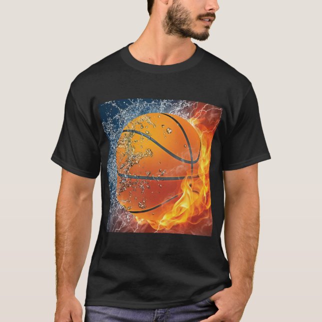 T-shirt Basket flamboyant (Devant)