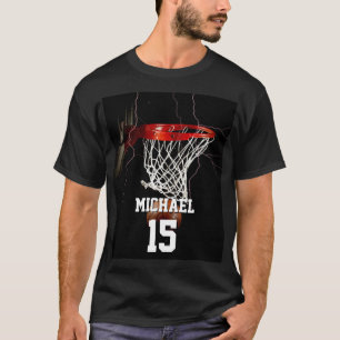 T-shirt Basketball Ajouter Votre Nom Et Votre Numéro