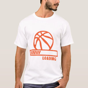 T-shirt basketball ballon loading progression barre