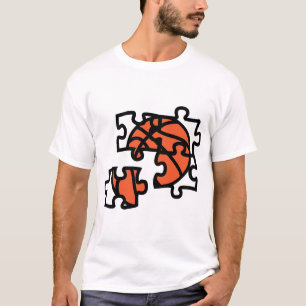 T-shirt basketball ballon puzzle