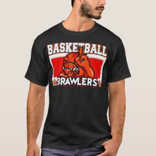 T-shirt Basketball Brawlers Sports Bball Mascotte Équipe