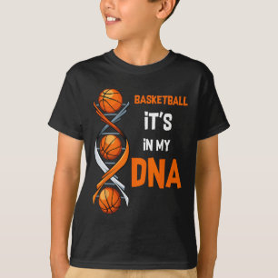 T-shirt Basketball C'est dans mon ADN Fun Player Coach Tea
