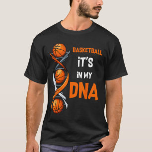 T-shirt Basketball C'est dans mon ADN Fun Player Coach Tea