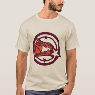 T-shirt basketball crocodile logo club ballon