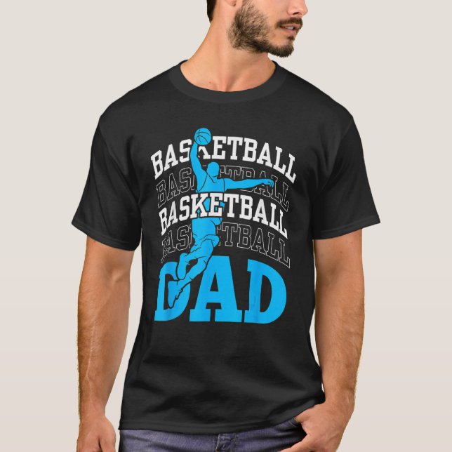 T-shirt Basketball Dad Coach Team Match Player Father Dadd (Devant)