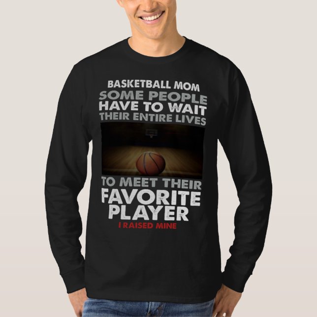 T-shirt Basketball Dad Some People Have To Wait Their Enti (Devant)