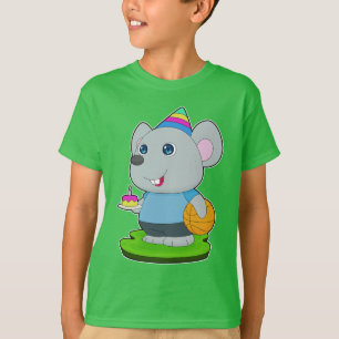 T-shirt Basketball d'anniversaire de souris