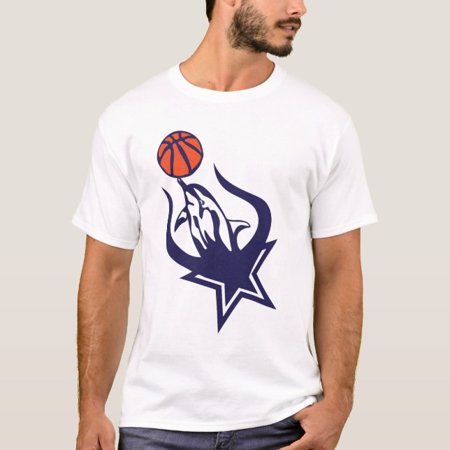 T-shirt basketball dauphin logo sport dolphin etoile (Devant)