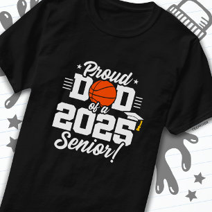 T-shirt Basketball de classe supérieure 2025 Graduation Fi