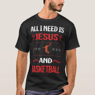 T-shirt Basketball de Jésus amusant