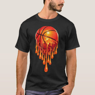 T-shirt Basketball Drip Aesthetic - Bball Slam Dunk