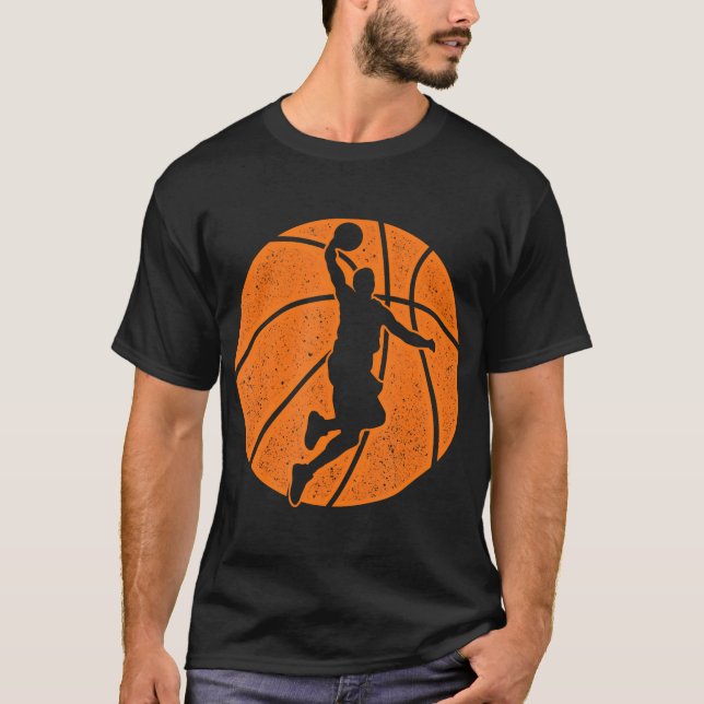 T-shirt Basketball Dunk - Ball Shoot Sports Game Traine (Devant)