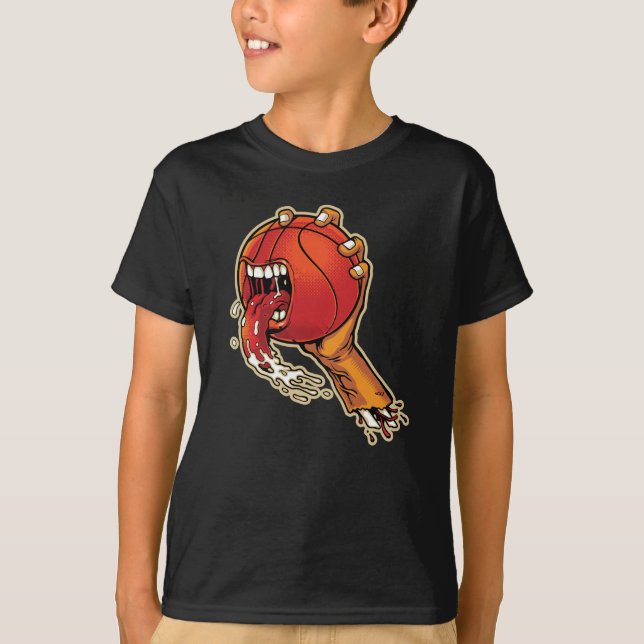 T-shirt Basketball Épouvantable (Devant)