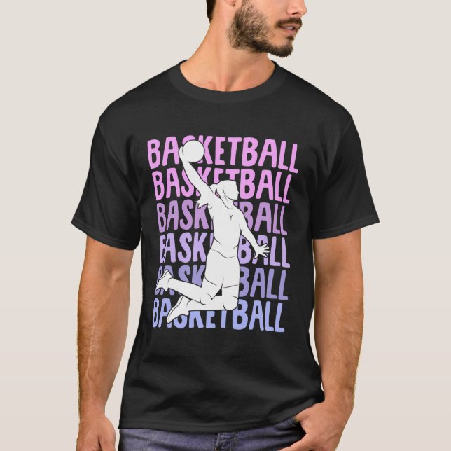 T-shirt Basketball Fille Enfants (Devant)
