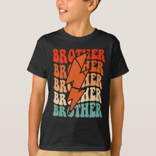 T-shirt Basketball Frère Retro Super Lightning Bolt Gras