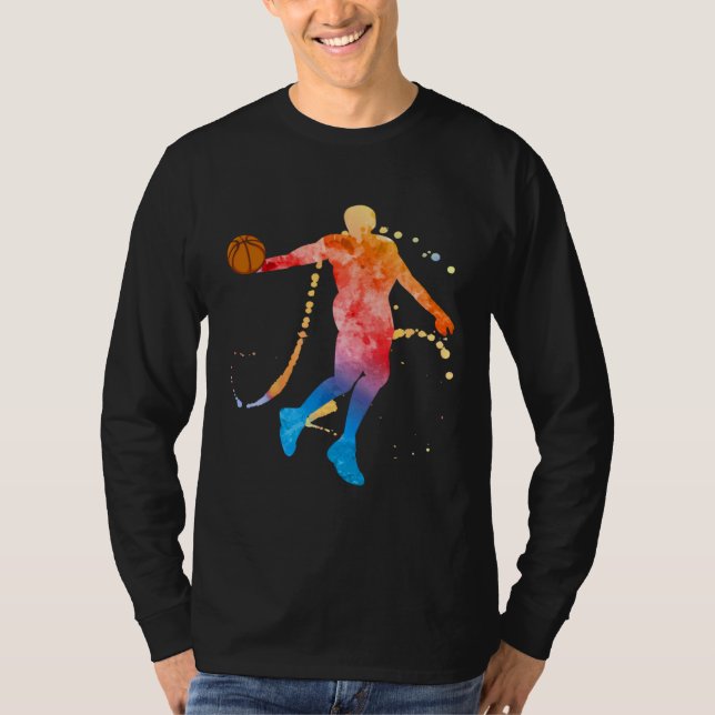 T-shirt Basketball Game Sport B Ball Basketball Player (Devant)