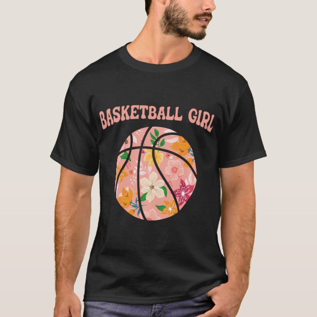T-shirt Basketball Girl - Basketb du joueur de basket-ball (Devant)