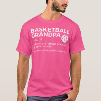 T-shirt Basketball Grandpa Définition Grand-Fille Bigg