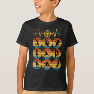 T-shirt Basketball Heart Beat