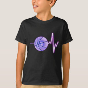 T-shirt Basketball Heartbeat - Le plus récent Basketball d