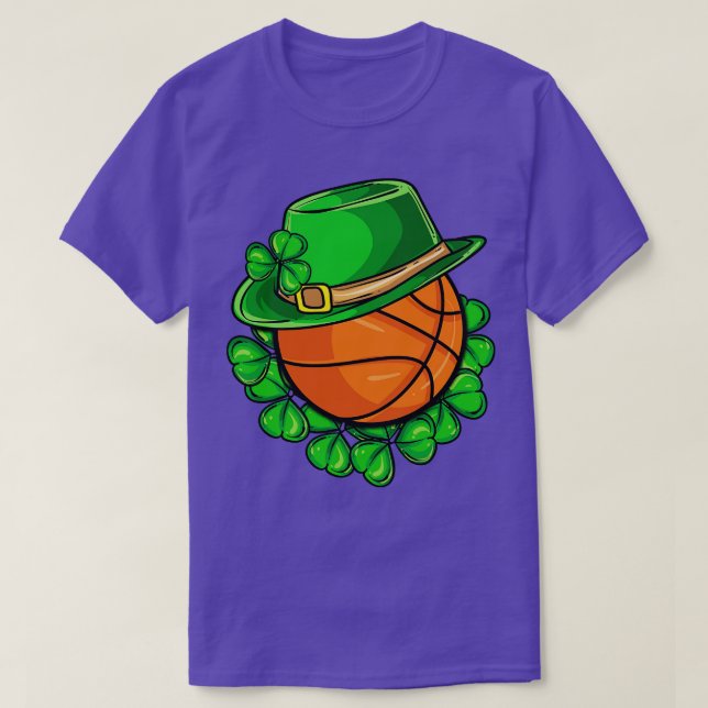 T-shirt Basketball irlandais St Patricks Day (Design devant)