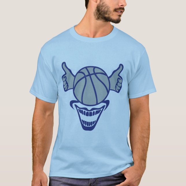 T-shirt basketball j aime ok pouce valide super doigt main (Devant)