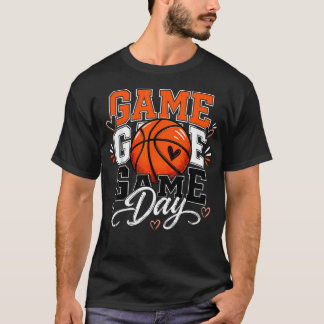 T-shirt Basketball Jour de Match de Sport