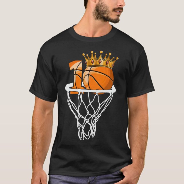 T-shirt Basketball Joyeux 10e anniversaire Boy Bball 10 an (Devant)