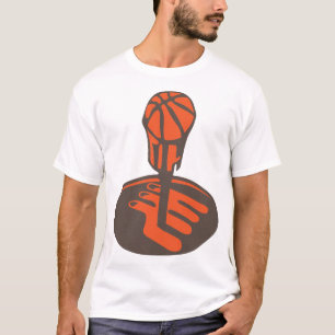 T-shirt basketball levier vitesse automatique pommeau ball