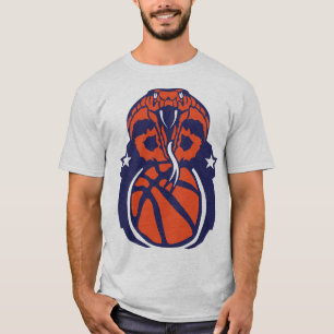 T-shirt basketball logo cobra club sport serpent snake