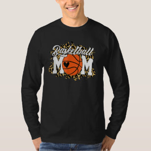 T-shirt Basketball Maman Basketball Jeu Vibes Jour Mères D