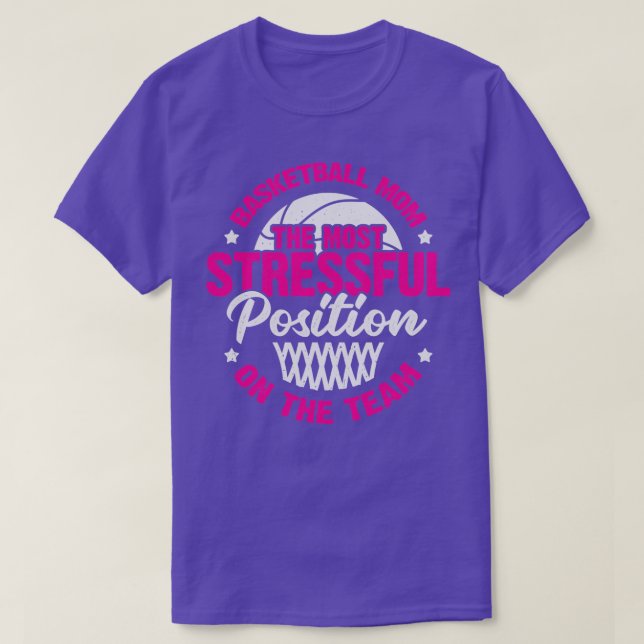 T-shirt Basketball Maman Cadeau (Design devant)