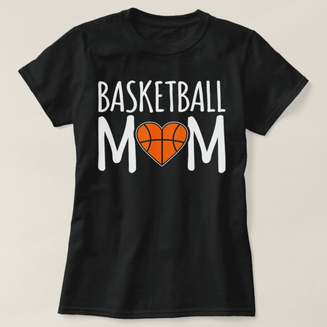T-shirt Basketball Maman Drôle Joueur Entraîneur Graphique (Design devant)