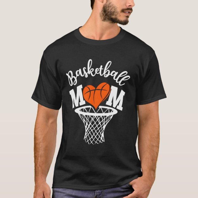 T-shirt Basketball Maman Nouveauté Mère en détresse (Devant)