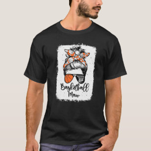 T-shirt Basketball Maw Vintage Léopard Chignon Dégage Déco