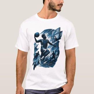 T-shirt Basketball Moderne | Tee-shirt de Style de Rue Ath