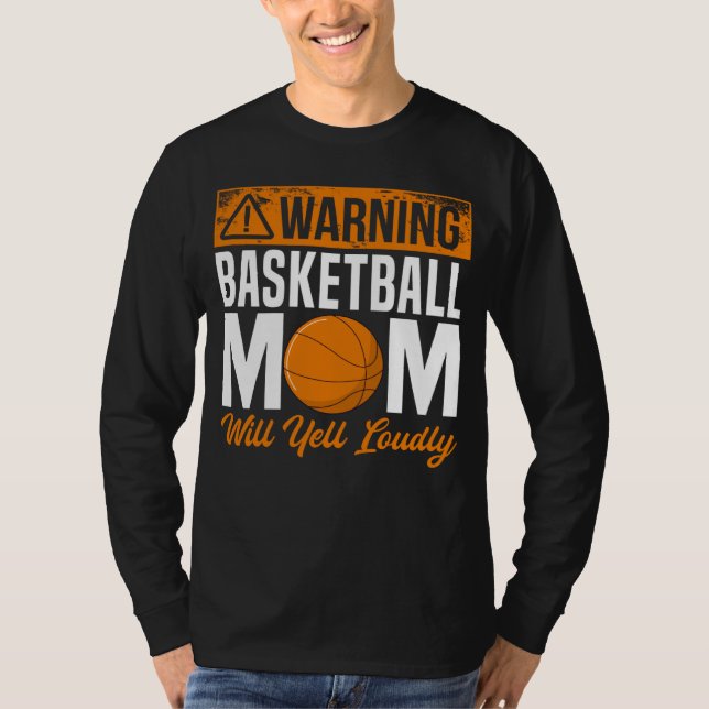 T-shirt Basketball Mom Player Team Sport Mother s Day Mama (Devant)