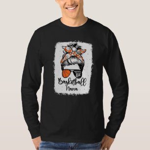 T-shirt Basketball Nana Vintage Léopard Chignon Méche Blon