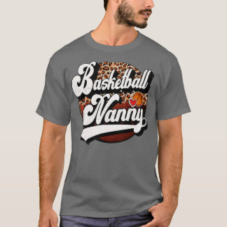 T-shirt Basketball Nanny Vintage de basket-ball famille Ma