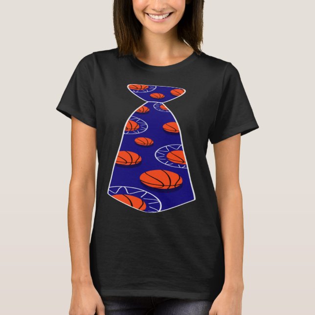 T-shirt Basketball Necktie  for Basketball (Devant)